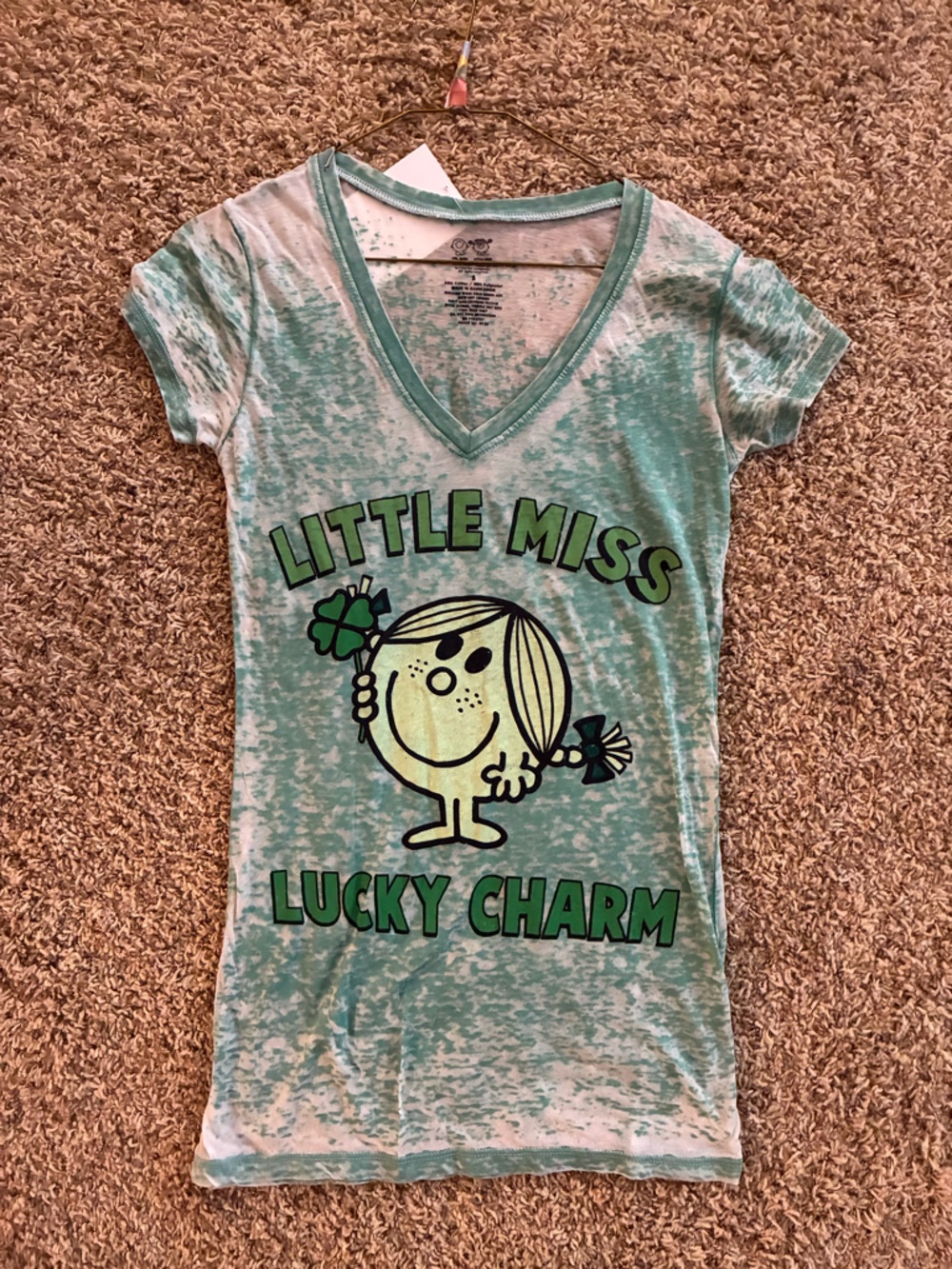 Little Miss Lucky Charm Green Graphic Tee